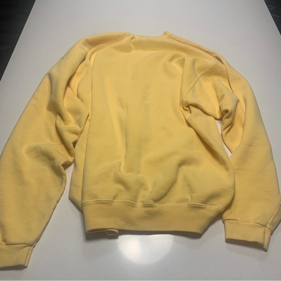 Proud to be a grandma yellow sweatshirt embroidered bear Vintage - Picture 2 of 5